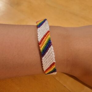 Pride friendship bracelet